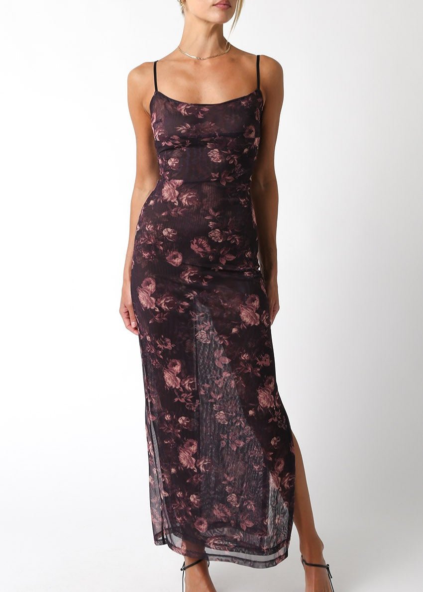 Mesh Floral Maxi