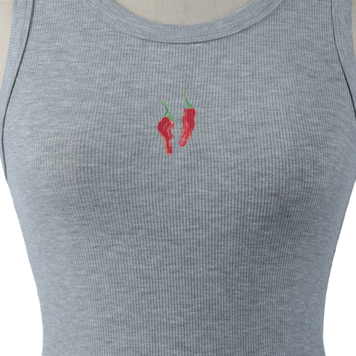 Ribbed Hot Pepper Tank