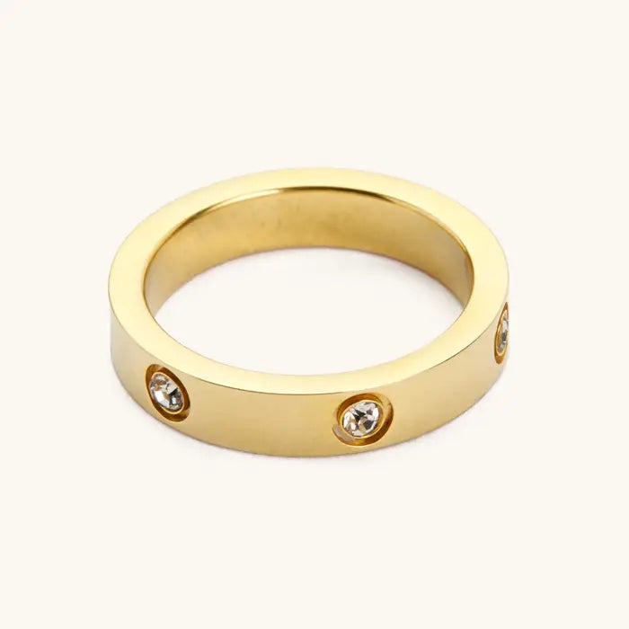 Gold Jewel Ring