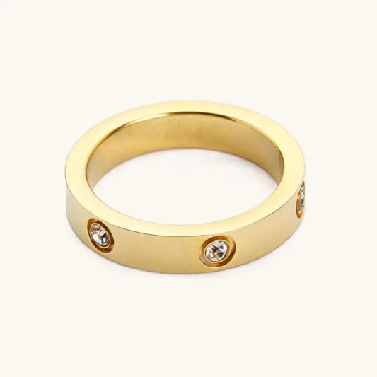 Gold Jewel Ring