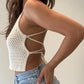 Open Back Crochet Halter