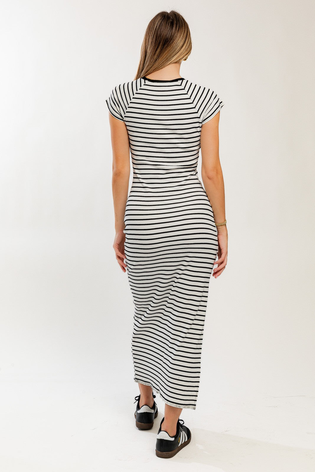 Striped T-Shirt Maxi Dress