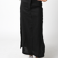 Black Linen Maxi Skirt