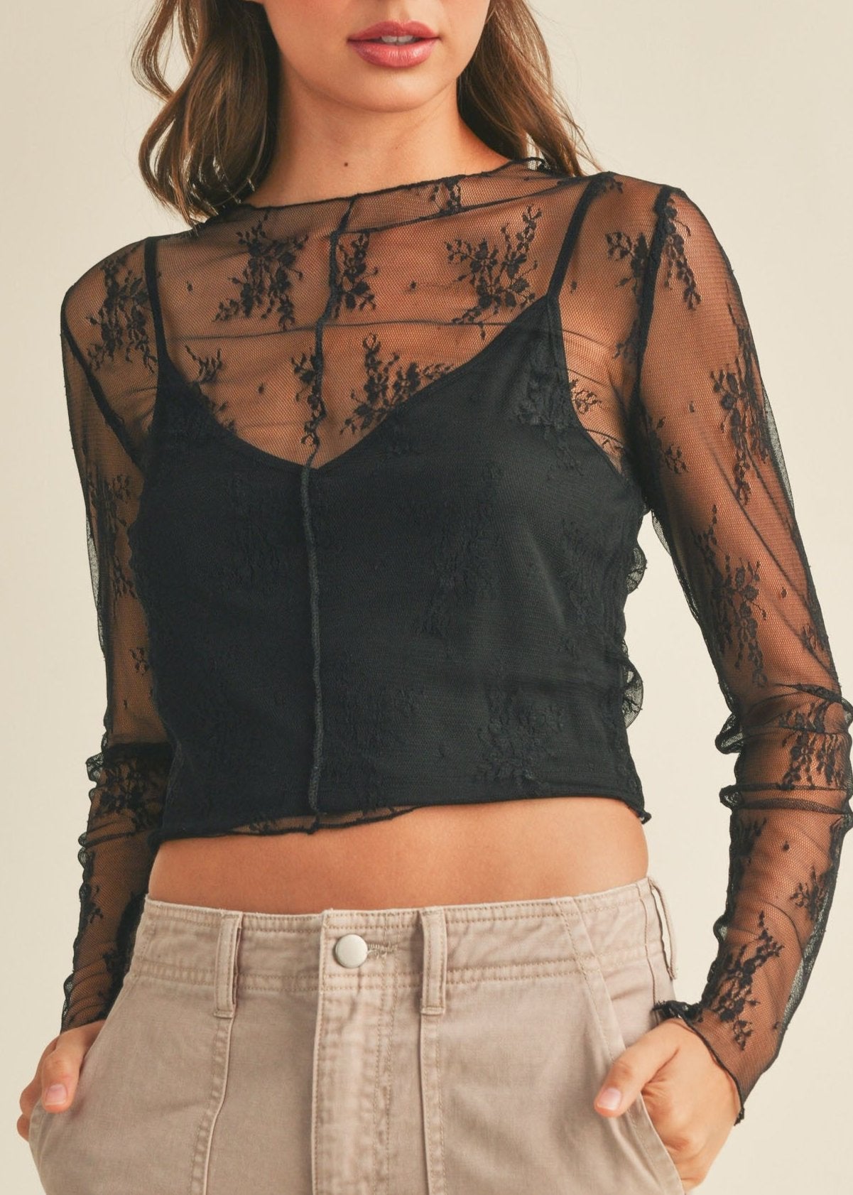 Floral Lace Long Sleeve