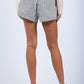 Striped Poplin Shorts