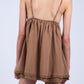 Brown Babydoll Dress