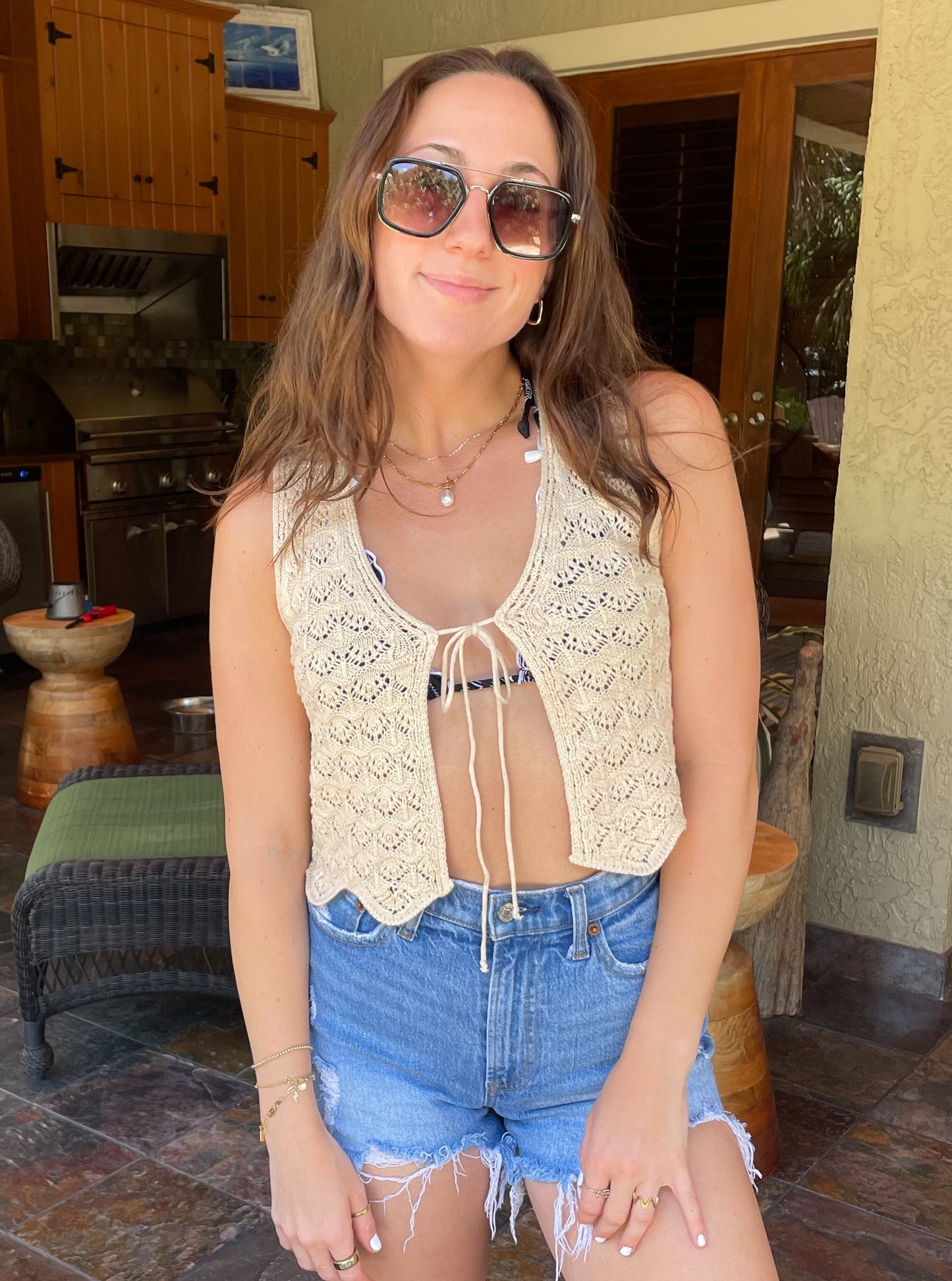 Crochet Tie Tank