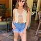 Crochet Tie Tank