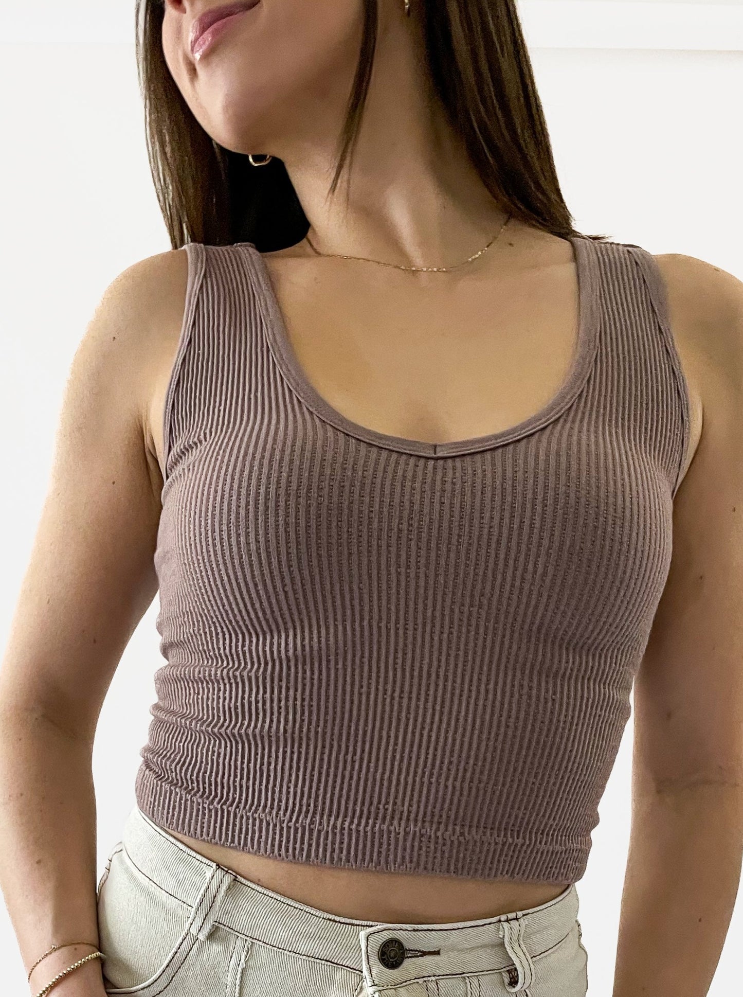 Seamless V-Neck Tank