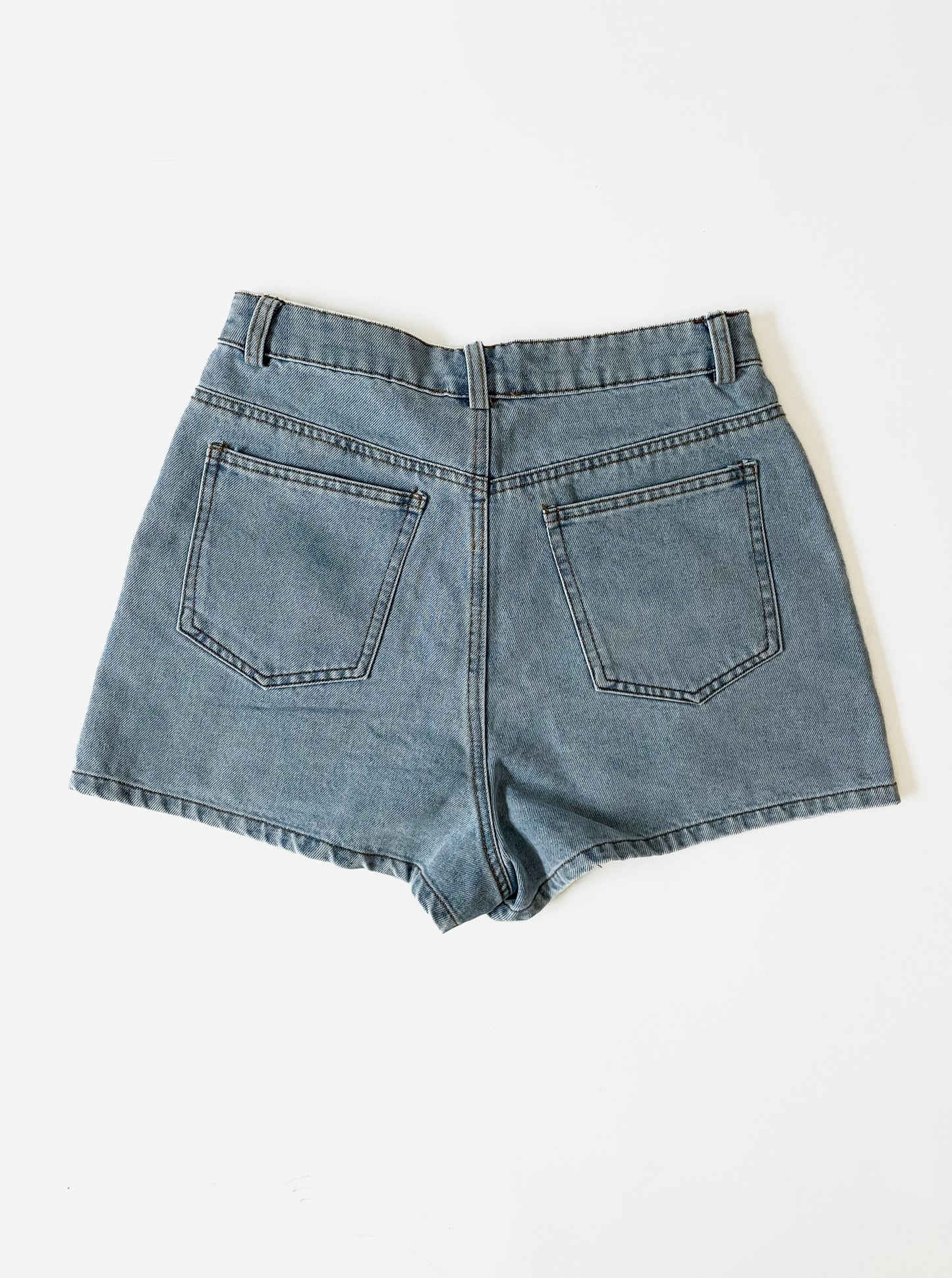 Denim Cargo Shorts