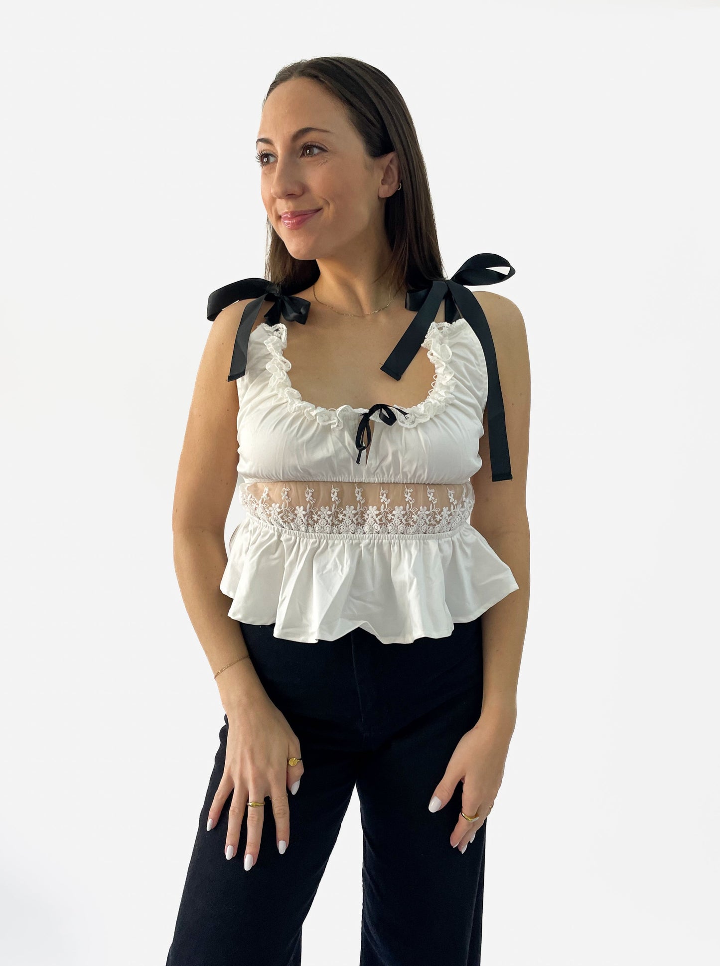 Babydoll Bow Top