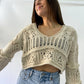 Crop Crochet Sweater