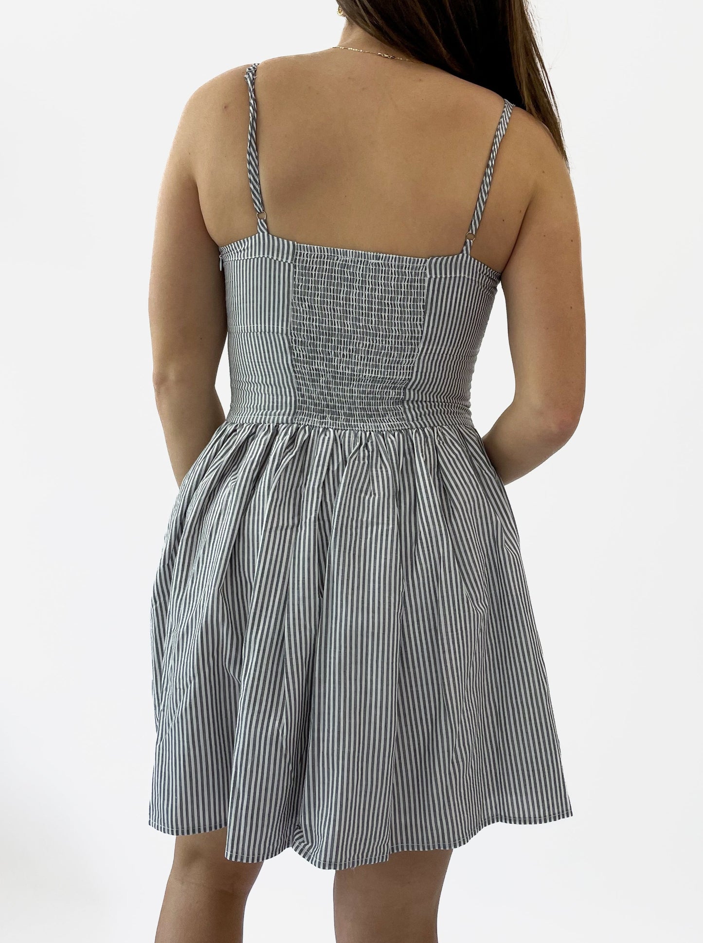 Stripe Sweetheart Dress