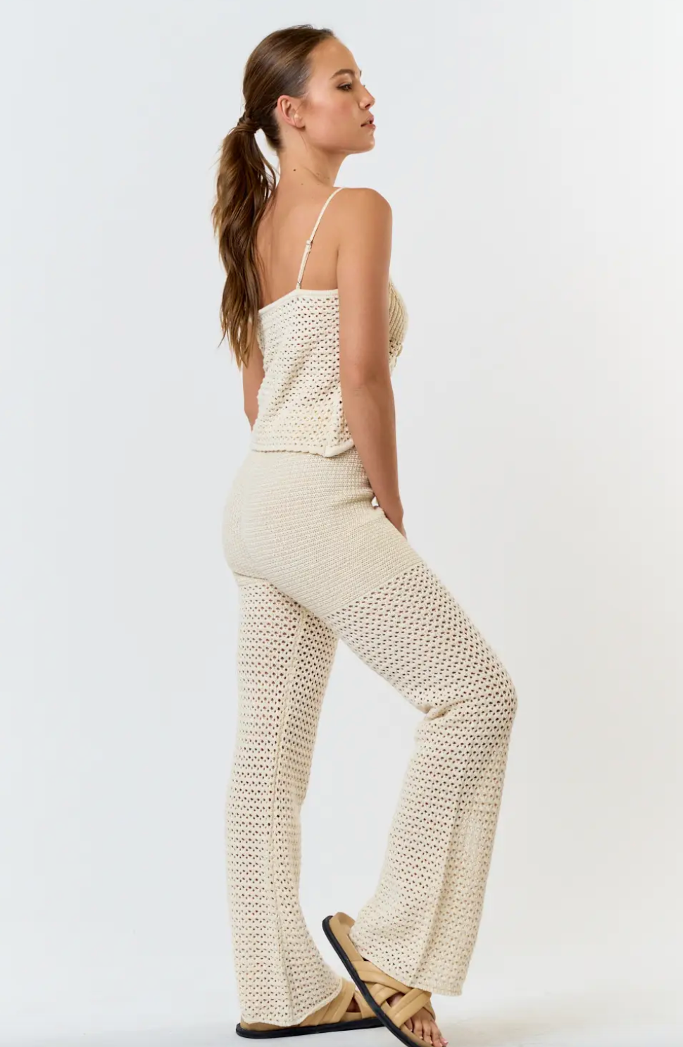 Shimmer Crochet Pants