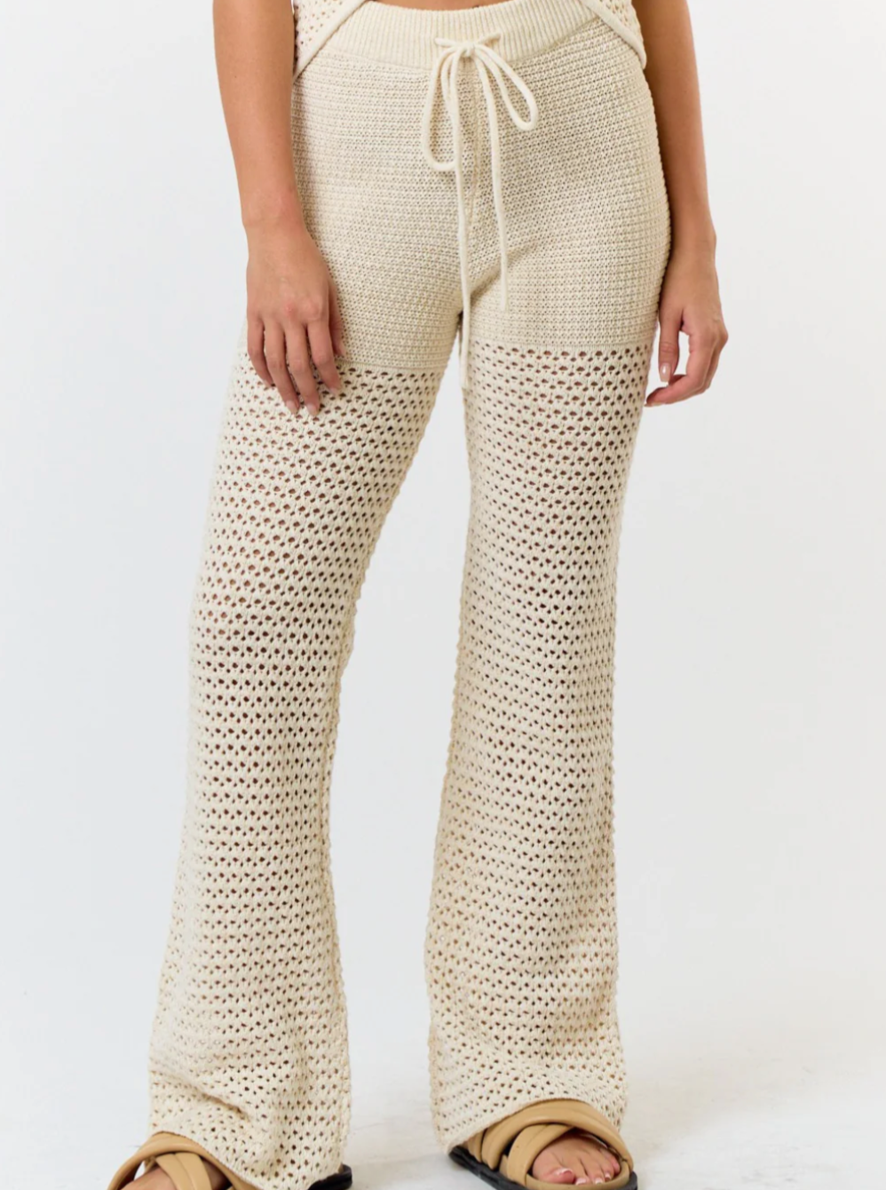 Shimmer Crochet Pants