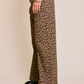 Wide Leg Leopard Jeans