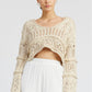 Crop Crochet Sweater